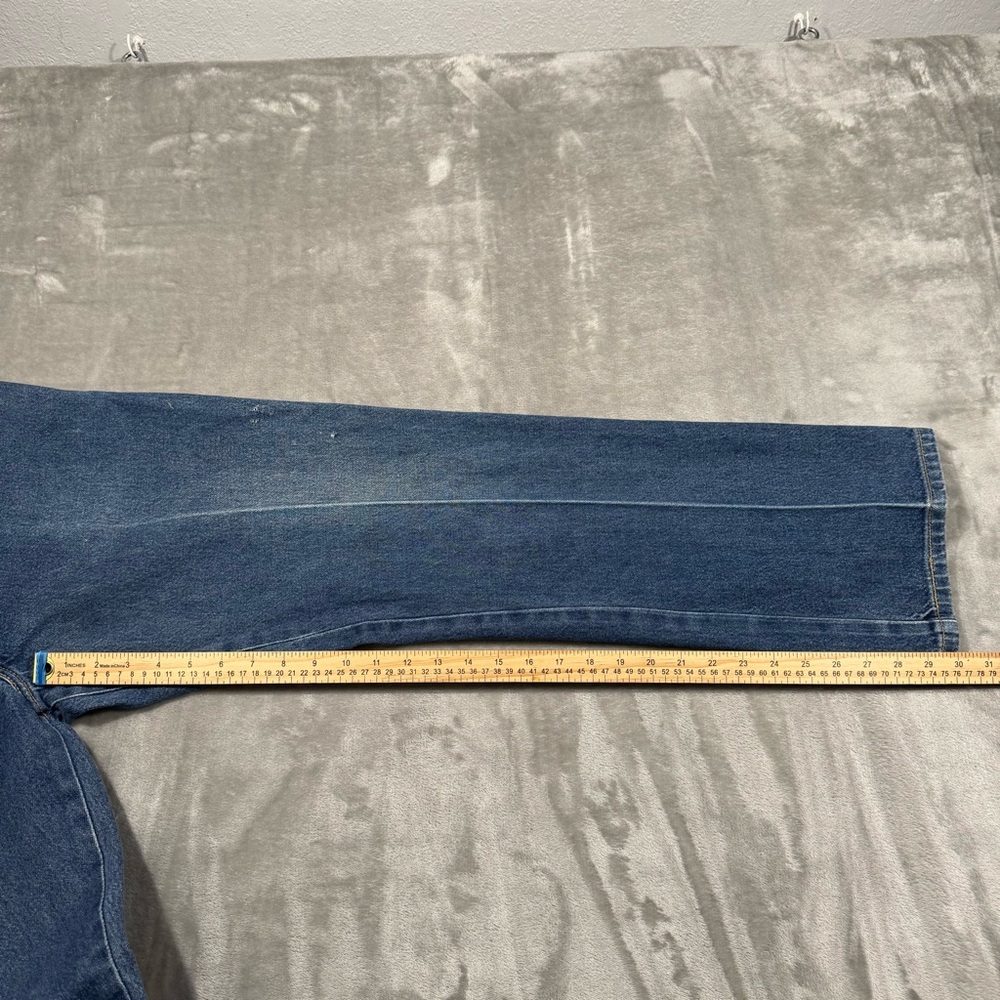 VTG Y2K Levi's 517 Bootcut Jeans Men's 33x30 Blue Medium Wash 2000's Distressed - Picture 9 of 15